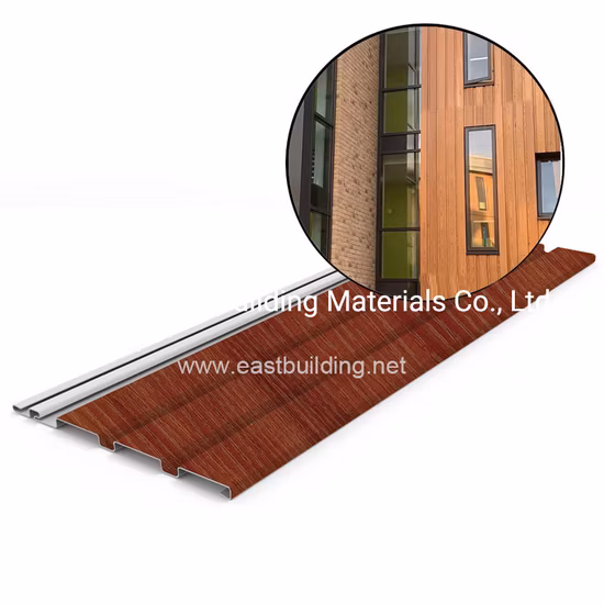 PVC Vinyl Siding PVC Soffit PVC 3D Fluted 16cm Wide for Exterior 20 Years Guarantee