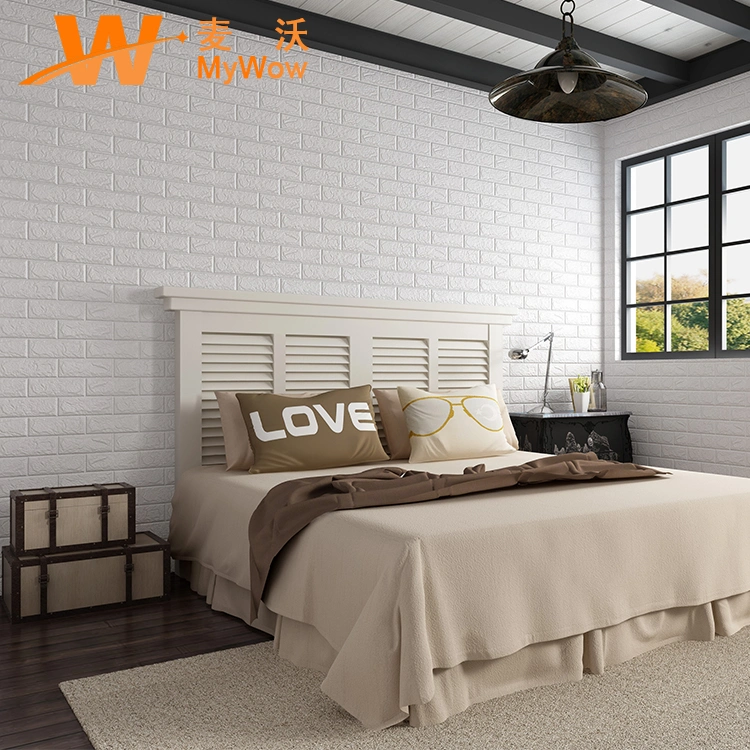 3D Brick Wall Tiles Selfadhesive Panel PE Foam Panel Wall Sticker for Home Decoration