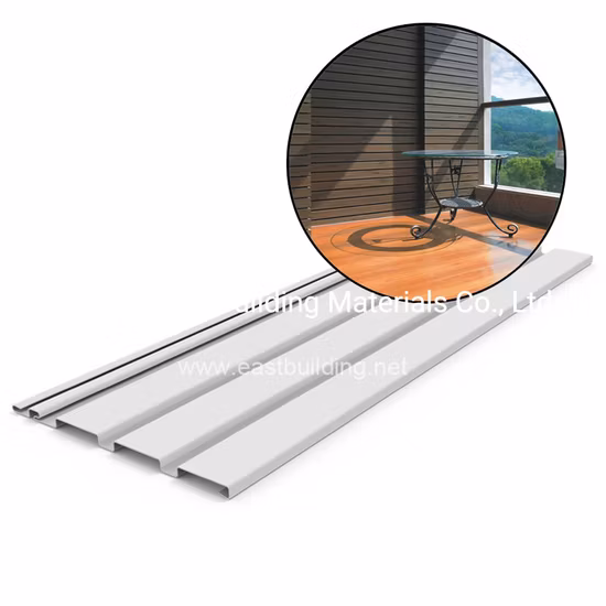PVC Vinyl Siding PVC Soffit PVC 3D Fluted 16cm Wide for Exterior 20 Years Guarantee