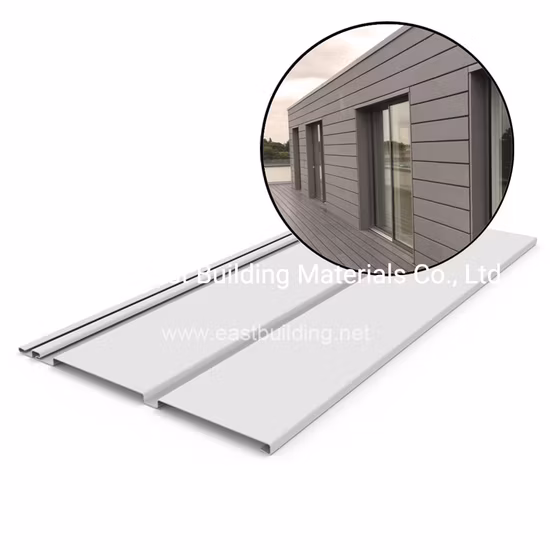 PVC Vinyl Siding PVC Soffit PVC 3D Fluted 16cm Wide for Exterior 20 Years Guarantee