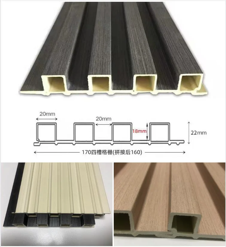 Factory Cheap Price Eco-Friendly Waterproof WPC Fluted Wall Panel