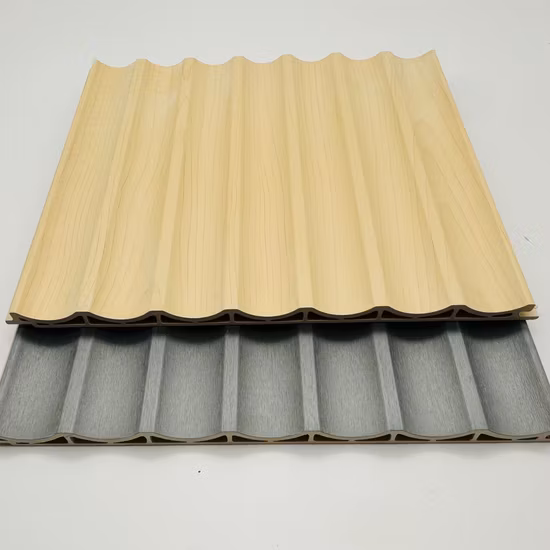 더블 로딩 목재 플라스틱 복합 방수 장식 PVC&WPC&Wpvc 재료 실내 벽 패널 샤워 욕실&천장&바닥재